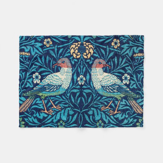 Vögel, William Morris Fleecedecke (Vorderseite (Horizontal))