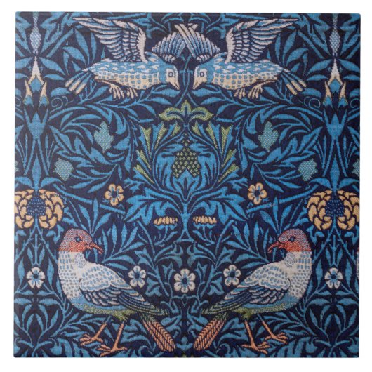 Vögel, William Morris Fliese (Vorderseite)