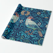 Vögel, William Morris Geschenkpapier (Ungerollt)
