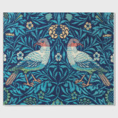 Vögel, William Morris Geschenkpapier (Flach)