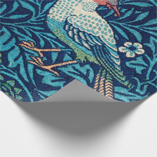 Vögel, William Morris Geschenkpapier (Ecke)
