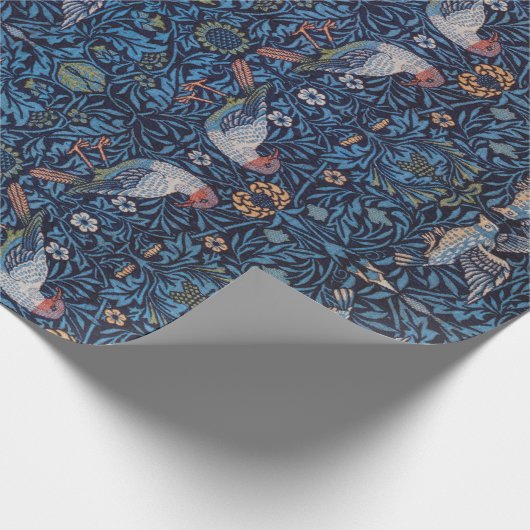 Vögel, William Morris Geschenkpapier (Ecke)