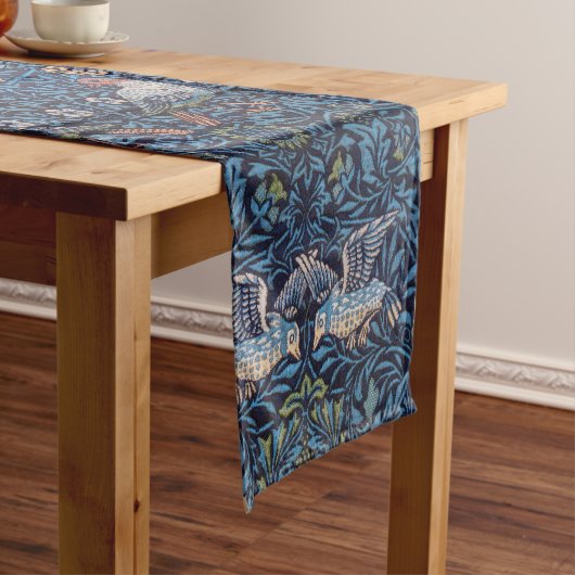 Vögel, William Morris Kurzer Tischläufer (Beispiel)