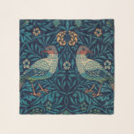 Vögel William Morris. Vintages Blaues Tier Schal<br><div class="desc">William Morris "Birds" Schal. Vintages blaues Tiermuster</div>