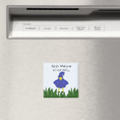 Vögel Willkommen in unserem Nest - Bluebird Magnet (In Situ (Geschirrspüler))