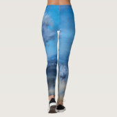 Vögel Wolken Herbst Himmelsornithologen Leggings (Rückseite)