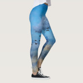 Vögel Wolken Herbst Himmelsornithologen Leggings (Rechts)