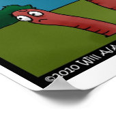 Vögel & Würmer Der grimmige Beaker mit lustigen Pl Poster (Ecke)