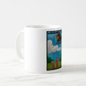 Vögel zu Würmern Der grimmige Beaker Funny Geschen Kaffeetasse (Vorderseite Links)