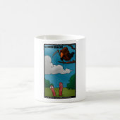 Vögel zu Würmern Der grimmige Beaker Funny Geschen Kaffeetasse (Mittel)