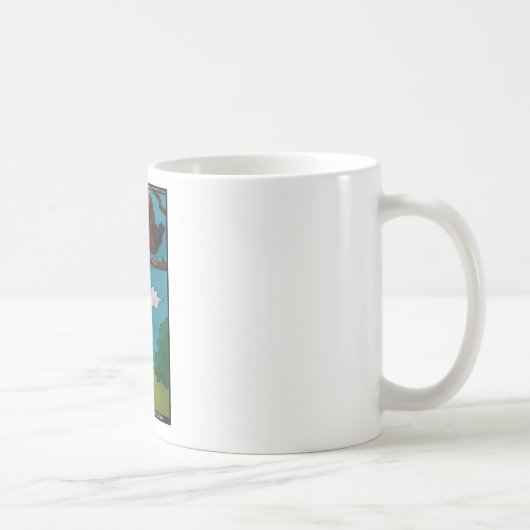 Vögel zu Würmern Der grimmige Beaker Funny Geschen Kaffeetasse (Rechts)