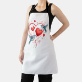 Vögel zum Valentinstag Schürze (InSitu)