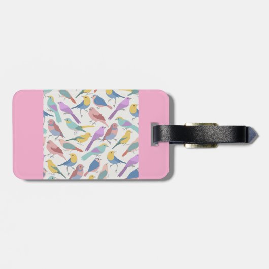 Vögel zusammen gepäckanhänger (Rückseite horizontal)