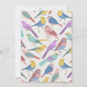 Vögel zusammen Tiere Einladung (Vorderseite)