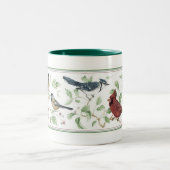 Vögel Zweifarbige Tasse (Mittel)