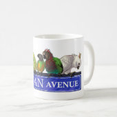 Vogelalleen-Tassen aller Arten Kaffeetasse (VorderseiteRechts)