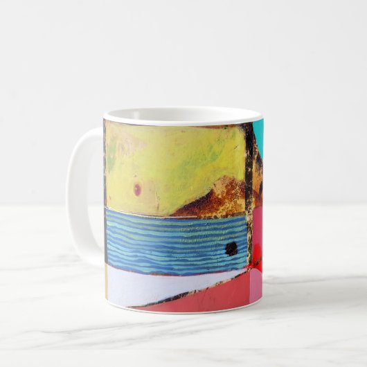 Vogelansicht Kaffeetasse (Vorderseite Links)