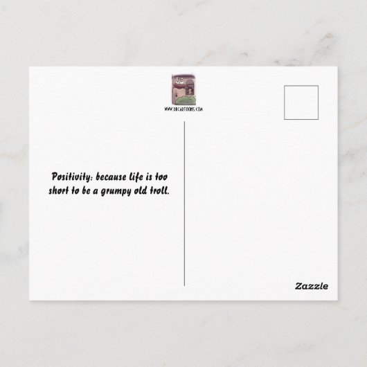 Vogelansicht Postkarte (Rückseite)