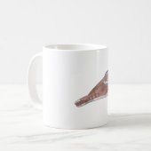 Vogelart aus dem östlichen Peitschenwald Kaffeetasse (Vorderseite Links)