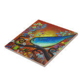 Vogelart III~Days End Tile Untersetzer (Seite)