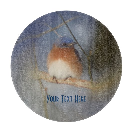 Vogelart Schneidebrett (Vorderseite)