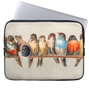 Vogelart und Taube Laptopschutzhülle