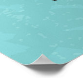 Vogelarten aus Navajo, Vintager ethnischer Stamm. Poster (Ecke)