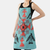 Vogelarten aus Navajo, Vintager ethnischer Stamm. Schürze (InSitu)