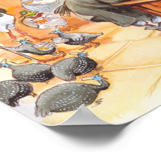 Vogelarten-Bar Poster (Ecke)