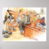 Vogelarten-Bar Poster (Vorne)