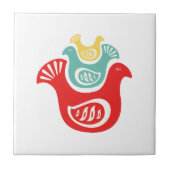 Vogelarten Fliese (Vorderseite)