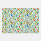 Vogelarten Geschenkpapier Set (Vorderseite 2)