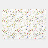 Vogelarten Geschenkpapier Set (Vorderseite)