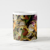 Vogelarten Orchideen Blume Jumbo Tasse (Vorderseite)