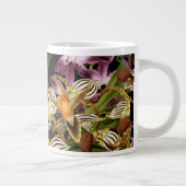 Vogelarten Orchideen Blume Jumbo Tasse (Rechts)