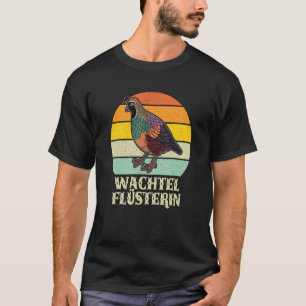 Vogelarten Zierquail-Bauer T-Shirt
