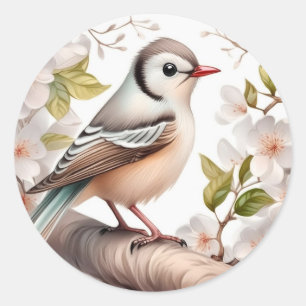 Vogelaufkleber Runder Aufkleber