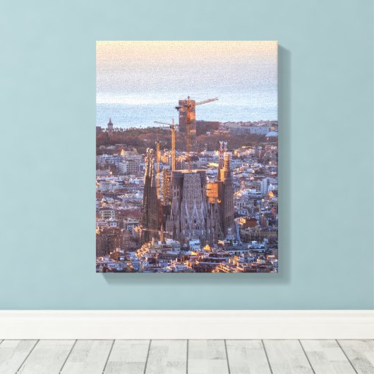 Vogelaufnahme Leinwanddruck (Insitu (Holzboden))