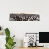 Vogelauge Blick Globe, AZ 1909 Yard Long Foto Poster (Heimbüro)