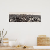 Vogelauge Blick Globe, AZ 1909 Yard Long Foto Poster (Küche)