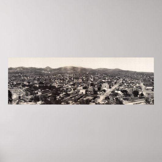 Vogelauge Blick Globe, AZ 1909 Yard Long Foto Poster (Vorne)
