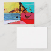 Vogelaugen-Blick-Flat Mitteilungskarte (Vorne/Hinten)