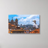 Vogelaugen-Blickrouten von Portugal Leinwanddruck (Vorderseite)