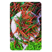 Vogelaugen-Chili-Paprikaschoten Magnet (Vertikal)