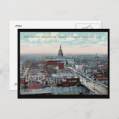 Vogelaugen, Lansing, MI c1915 Vintag Postkarte (Vorne/Hinten)