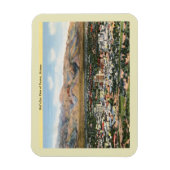 Vogelaugen-Tucson, Arizona Vintag Magnet (Vertikal)