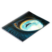 Vogelaugenansicht eines Vogels Notizblock (Linke Seite)