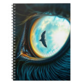 Vogelaugenansicht eines Vogels Notizblock (Vorderseite)