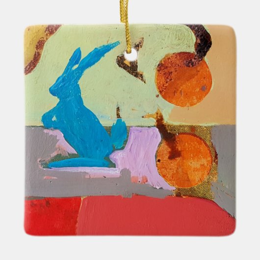 Vogelaugenansicht Keramikornament (Vorderseite)