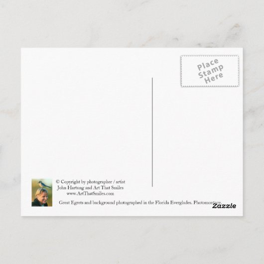 "Vogelaugenansicht" - Postkarte (Rückseite)